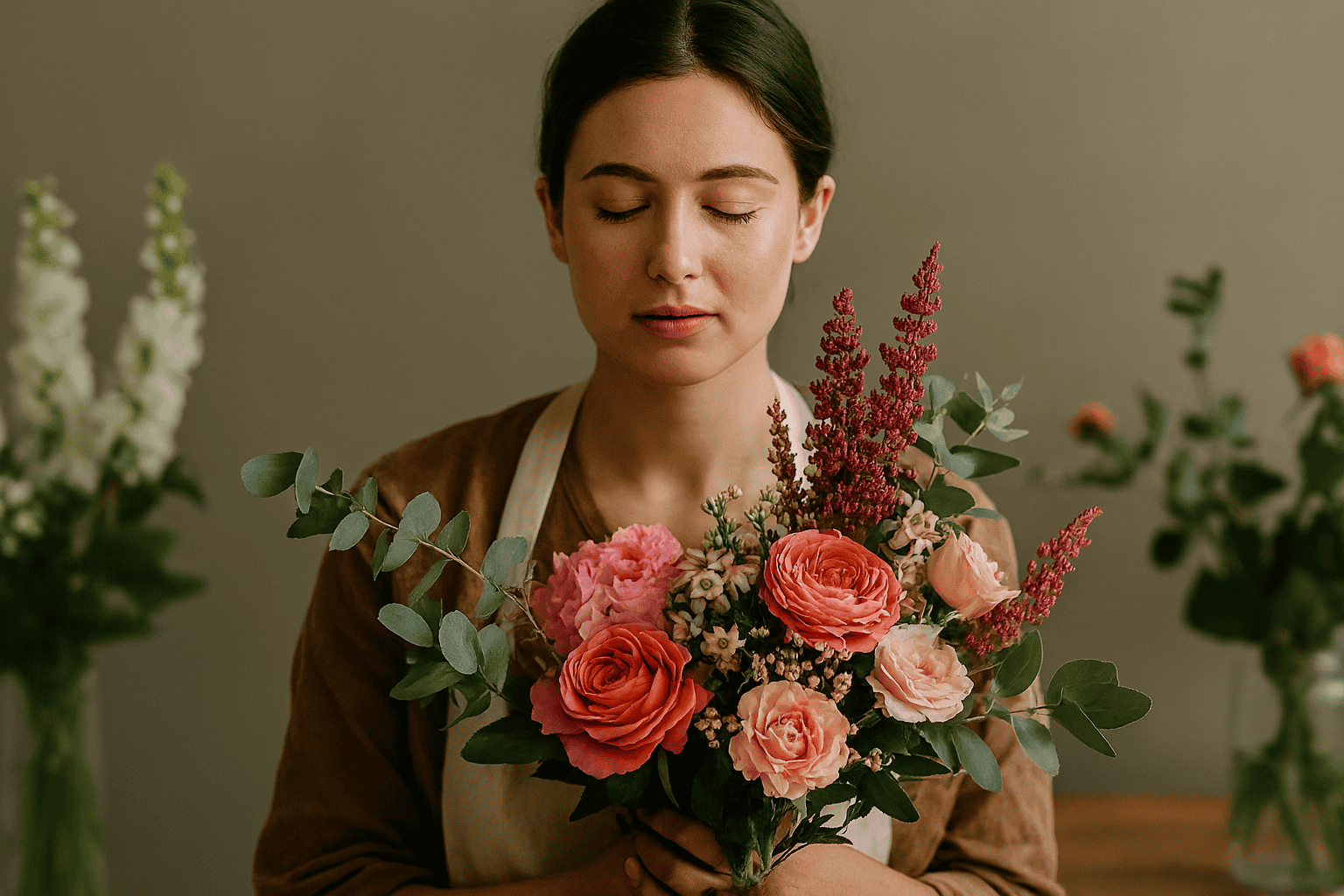 Smukke blomsterarrangementer hos Praxppclixis